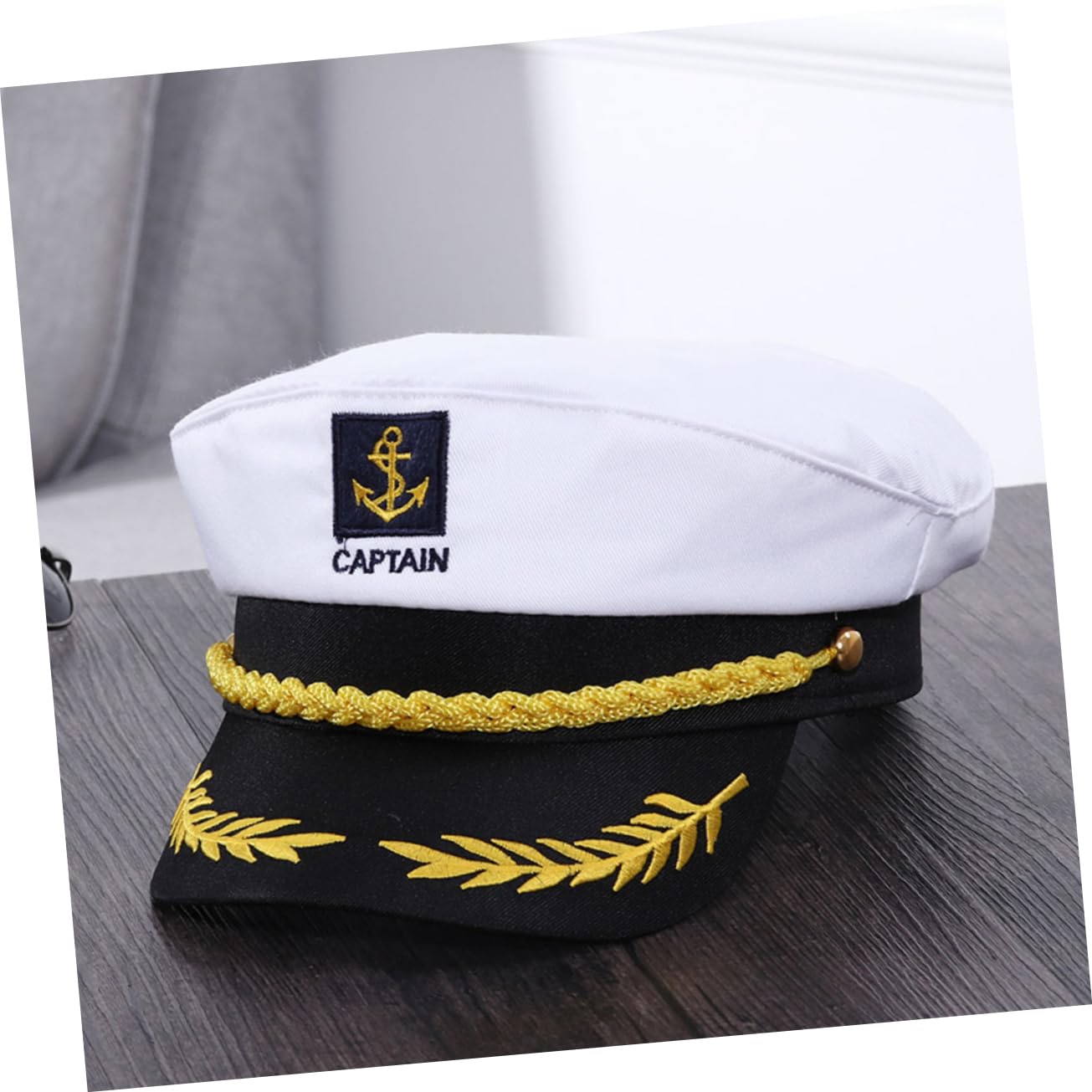 20 Cappelli da Capitano per Cosplay, in Cotone e Plastica, Confortevoli e Resistenti allo Sbiadimento, per Mascherata e Decorazione