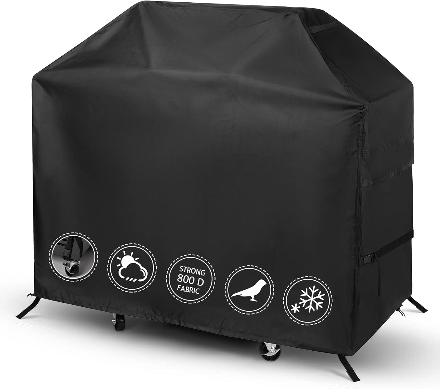 BBQ Gas Grill Cover, 800D Expert Barbecue Grill Cover 44