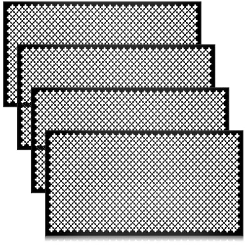 Gisafai 4 Pcs Decorative Cloverleaf Aluminum Sheet 12...