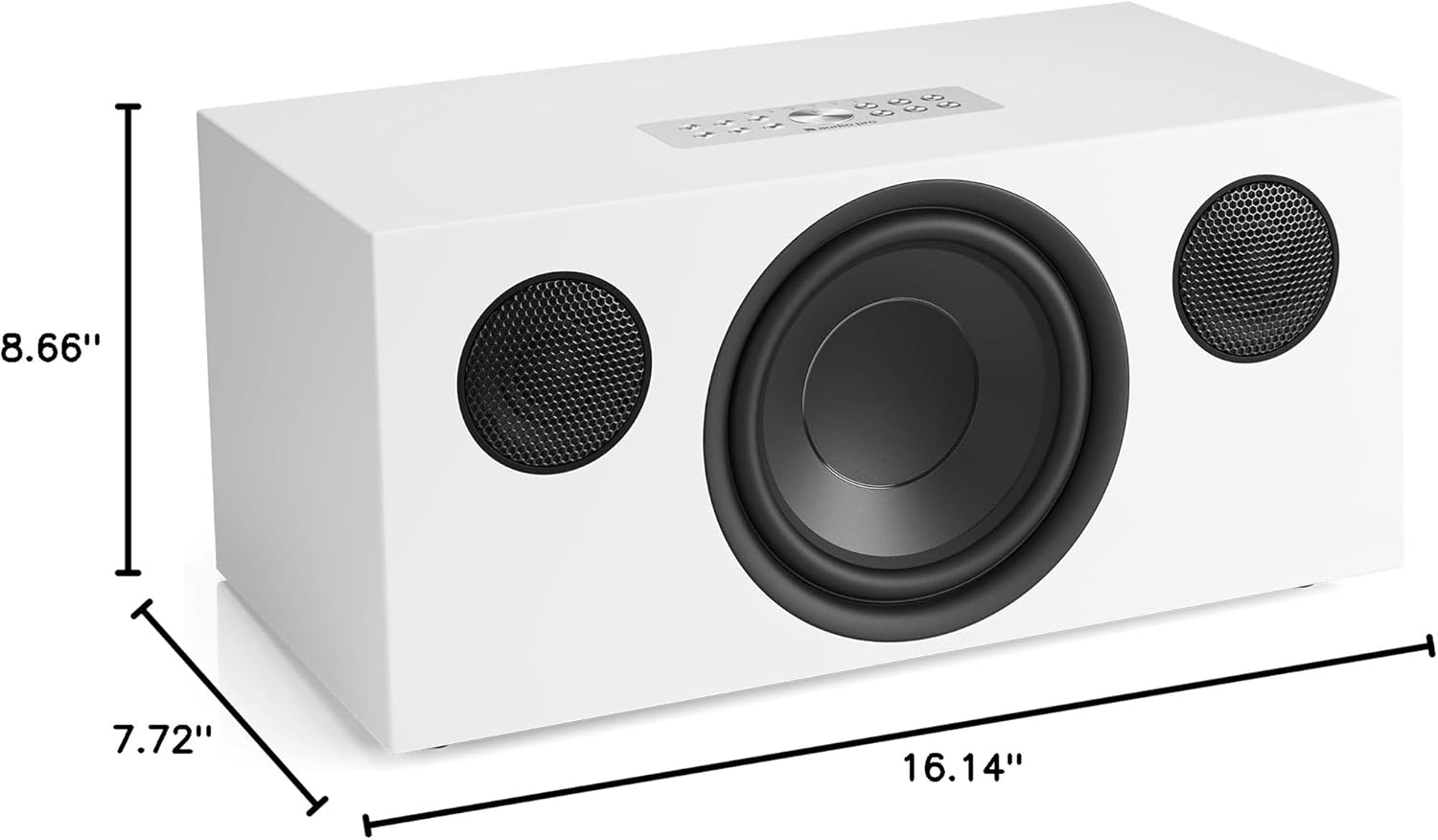 Audio Pro C20 Active Stereo Speaker - Compact Sound Bluetooth Speaker for Music, Spotify, TV & Movies - AirPlay 2, Google Cast, Multiroom System, Built-in RIAA Amplifier - White - Image 7