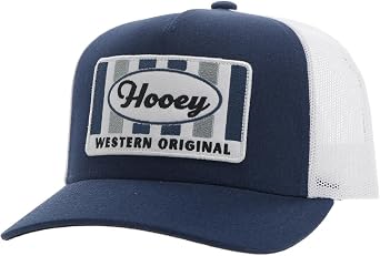 HOOEY Sudan Western Original Patch Trucker Hat Adjustable Snapback Mesh Baseball Cap - Trucker Hat for Work & Casual Wear