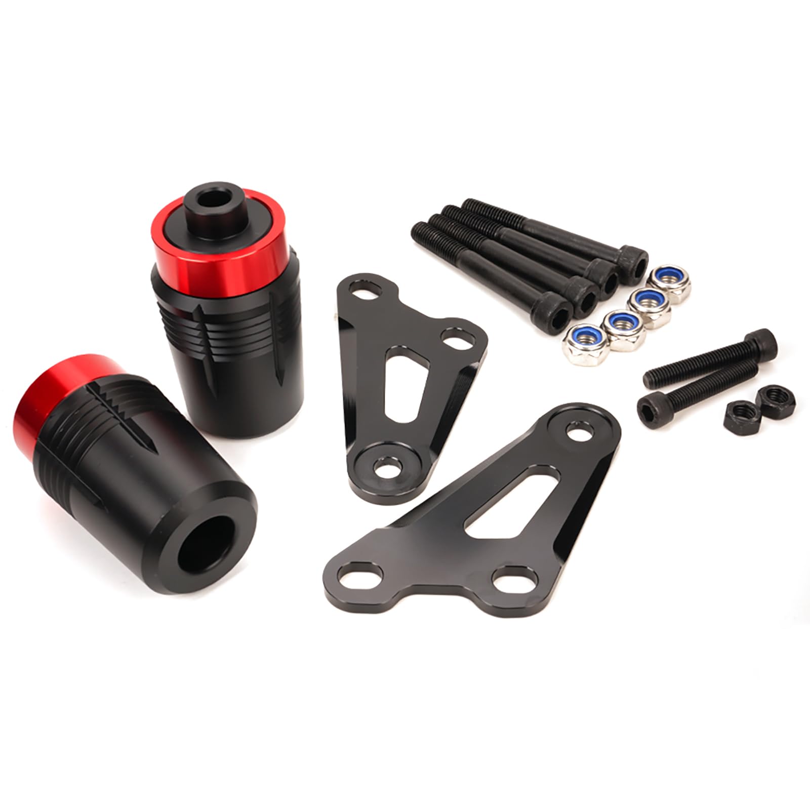 MOWOK Tamponi Paratelaio Moto Accessori per CB750 CB 750 HORNET CB1000 SP 2025 2023 2024 TRANSALP XL 750 Anti Caduta Protezione Cursori telaio transalp750 (rosso)
