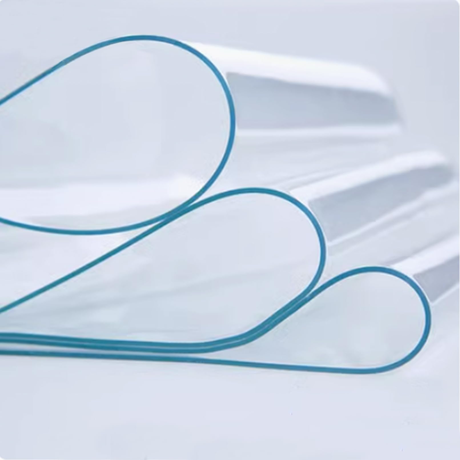 Lama Cortina PVC plástico Transparente Cortina de fleje de PVC para Entrar Congelados, Puerta del Almacén y Habitaciones Limpias Impermeable Resistente a la Intemperie Medidas Personalizables