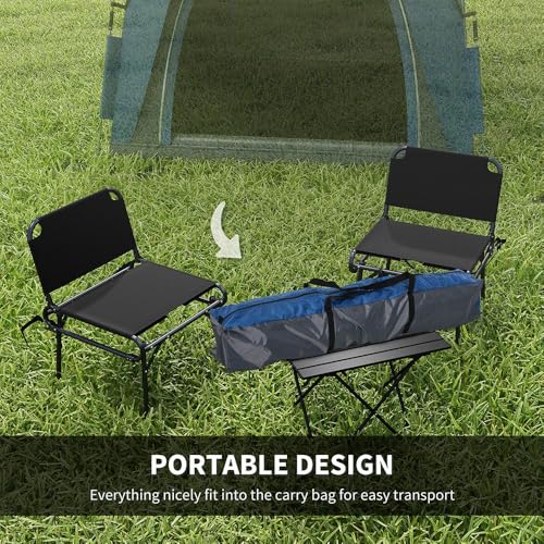 Carpa instantánea para camping 4 personas con piso cosido miniatura 4