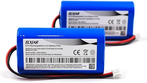 Paquete de 2 baterías recargables de iones de litio ICR18650 de 3.7V 4400mAh con enchufe PH2.0 2P para electrónica, juguetes, iluminación, equipo