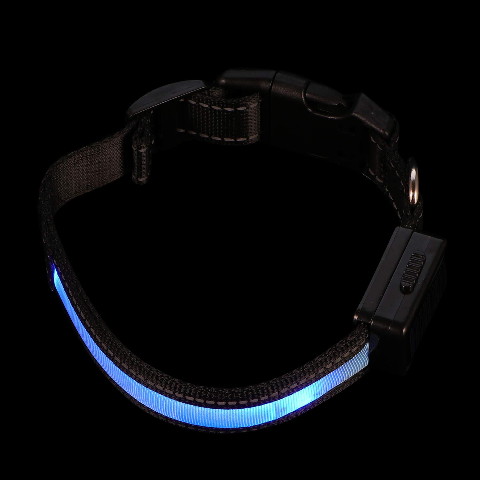 YARNOW 3juegos Collar Led Recargable para Collar USB Accesorio Luminoso Paseos