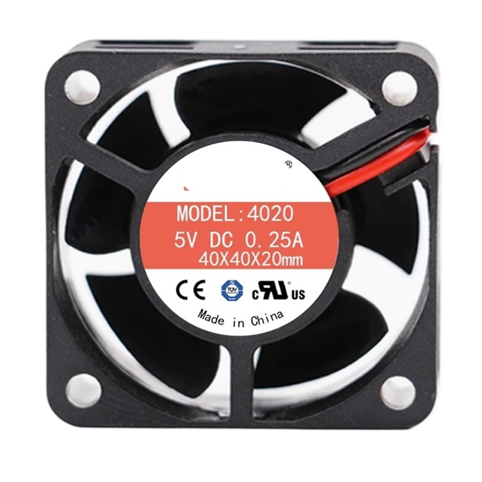 YMUGUEGH 4CM Cooling fan 4020 5V 12V 24V(24V 2line)