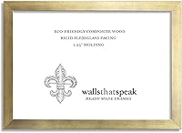 Vista 24 de wallsthatspeak Marco de rompecabezas, negro, 25x20