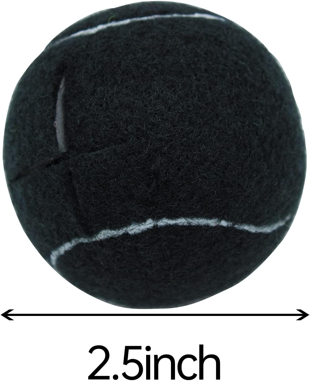 Magicorange 8 PCS Precut Walker Tennis Balls for Furniture Legs and Floor Protection, Heavy Duty Long Lasting Felt Pad Glide Coverings(Black) : Health & Household