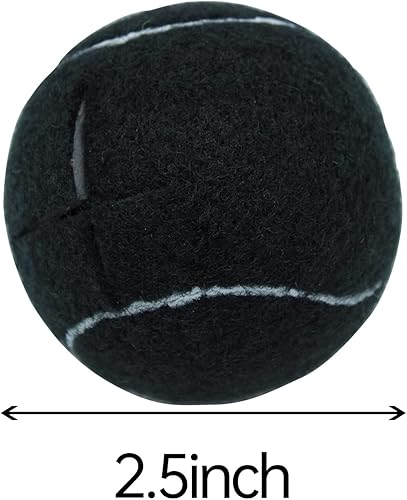 Miniatura 2 de Magicorange 8 pelotas de tenis precortadas para patas de muebles y protección del suelo, almohadillas de fieltro resistentes de larga duración