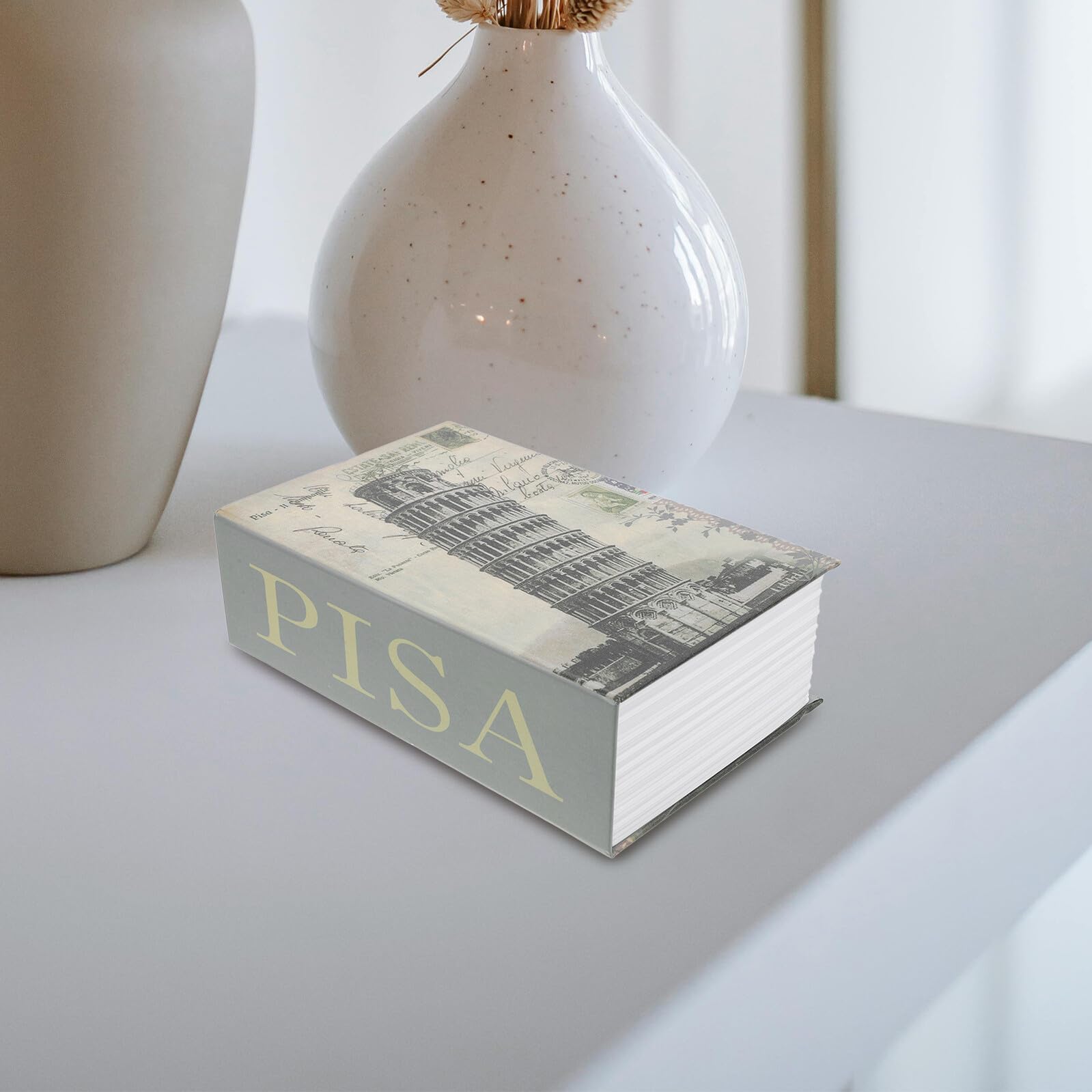 Cassaforte a Forma di Libro Chiusura a Combinazione, Scatola Portaoggetti in Carta e Metallo, Design Multifunzionale e Capacità di Grande Archiviazione per Casa e Ufficio