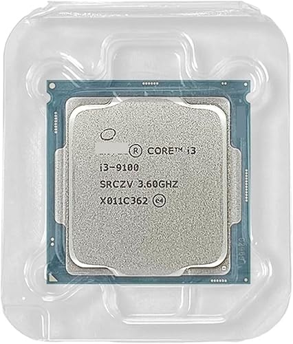 CPU Core I3-9100 I3 9100 3.6 GHz Quad-Core Quad-Thread CPU 65W 6M ProcessorLGA 1151 But No Fan Responsive and Powerful