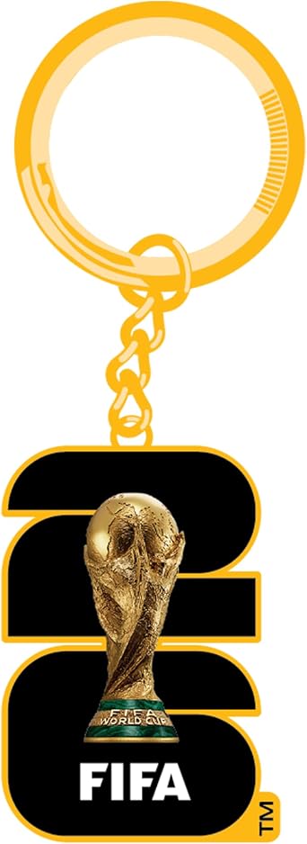 2026 FIFA World Cup Keychain - Officially Licensed Collectible Fan Gift, Sturdy Metal Ring for Keys and Backpacks