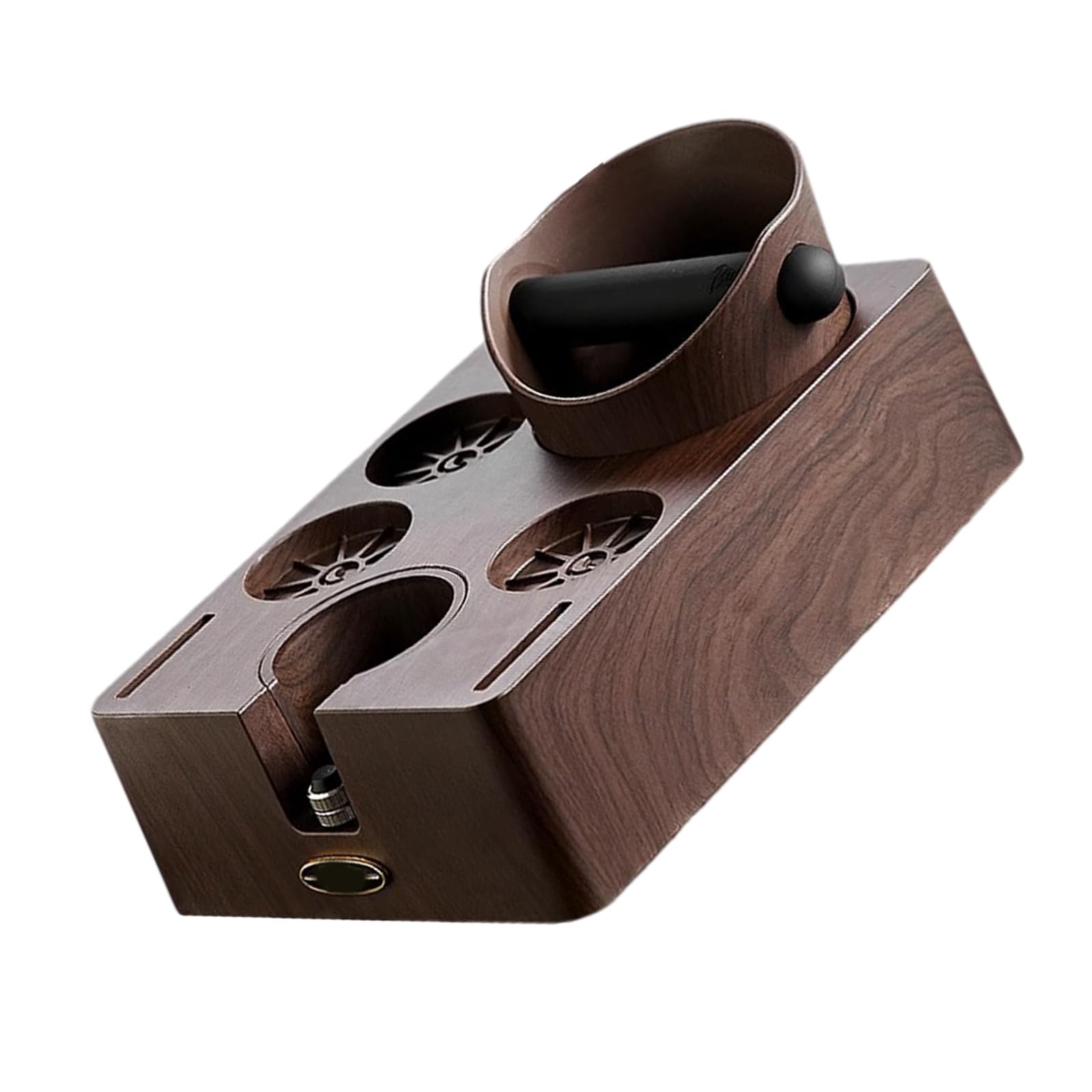 Kalttoy Essential Coffee Tamper Storage Base ABS Texture Multifunctional Coffee Waste Bin Suitable for Optimal Brewing Espresso Machine Part