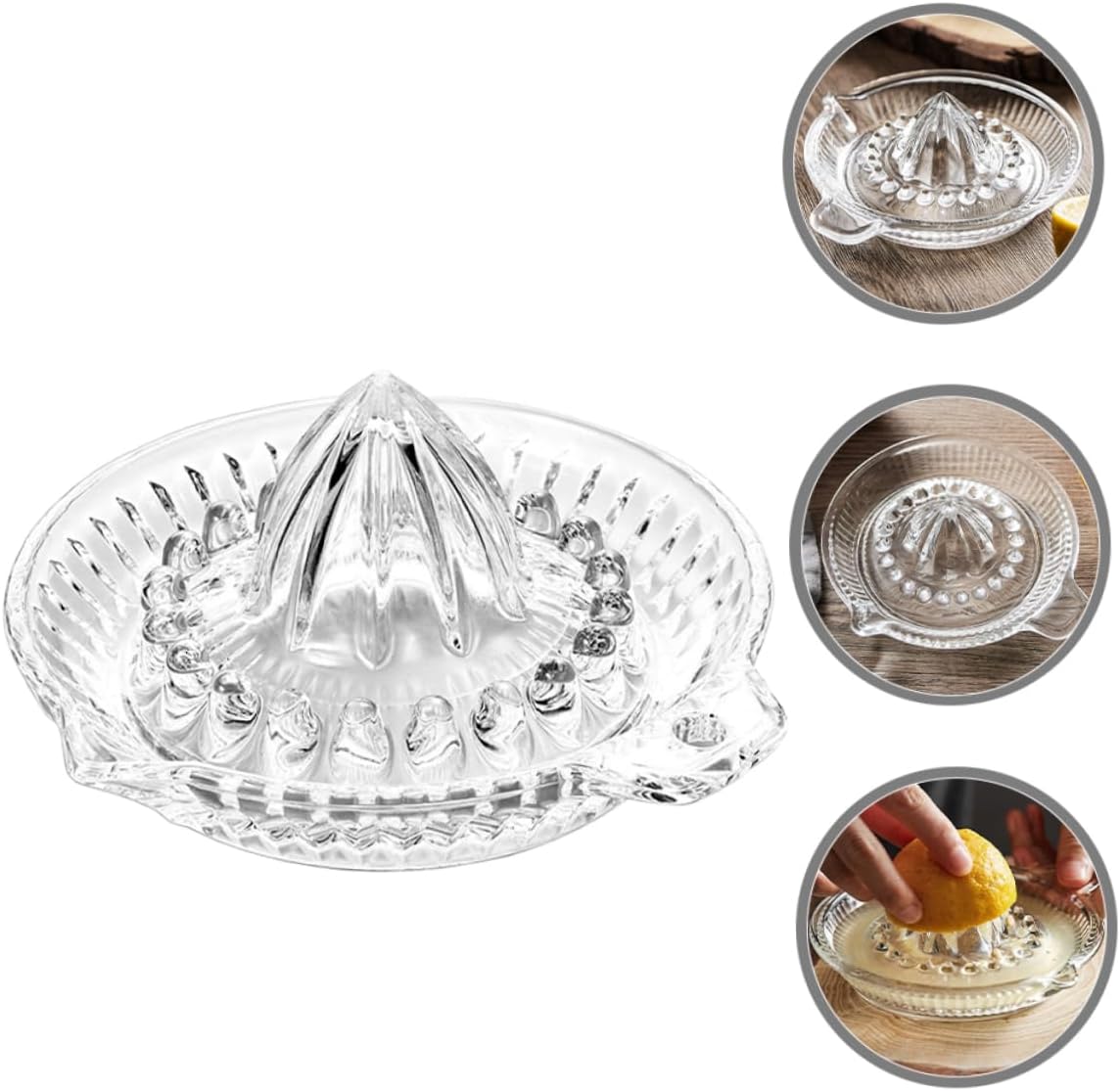 Manual Lemon Squeezer Handheld Fruit Juice Maker for Lemon Orange Citrus Glass Citrus Juicer Multi-function Manual Juicer