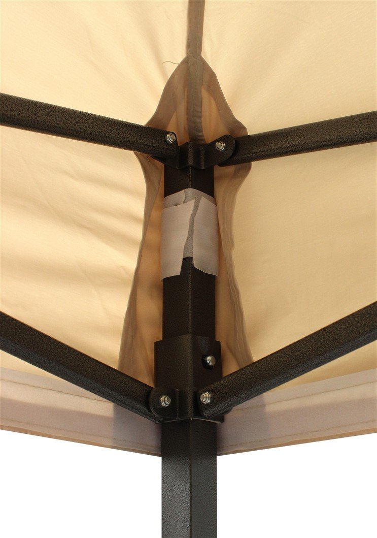 All Seasons Gazebos Gazebo per tutte le stagioni, 2 x 2 m, completamente impermeabile Beige