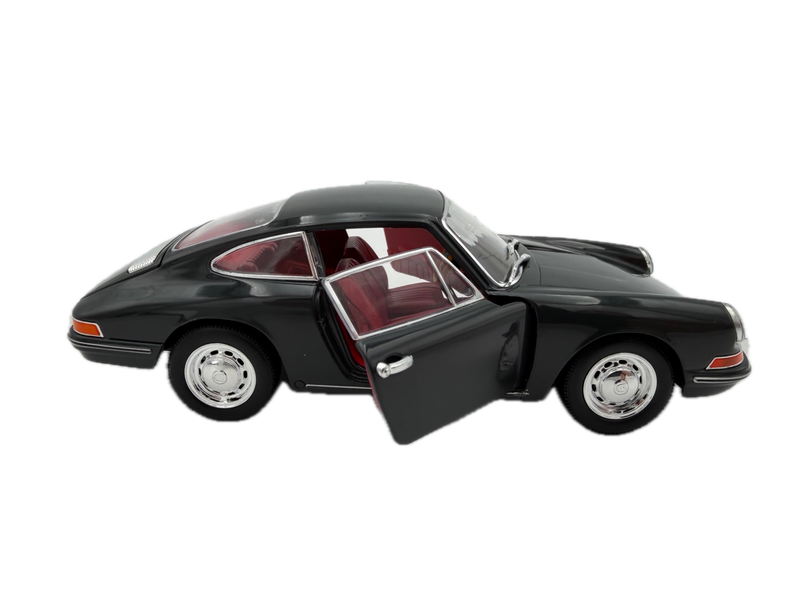 Porsche 911 Urmodell (1964-1973) Modellauto Oldtimer 1:24 - Detailgetreues Sammlermodell I GT-Marketing I Museumskollektion I L: 18 cm I Schiefer Grau