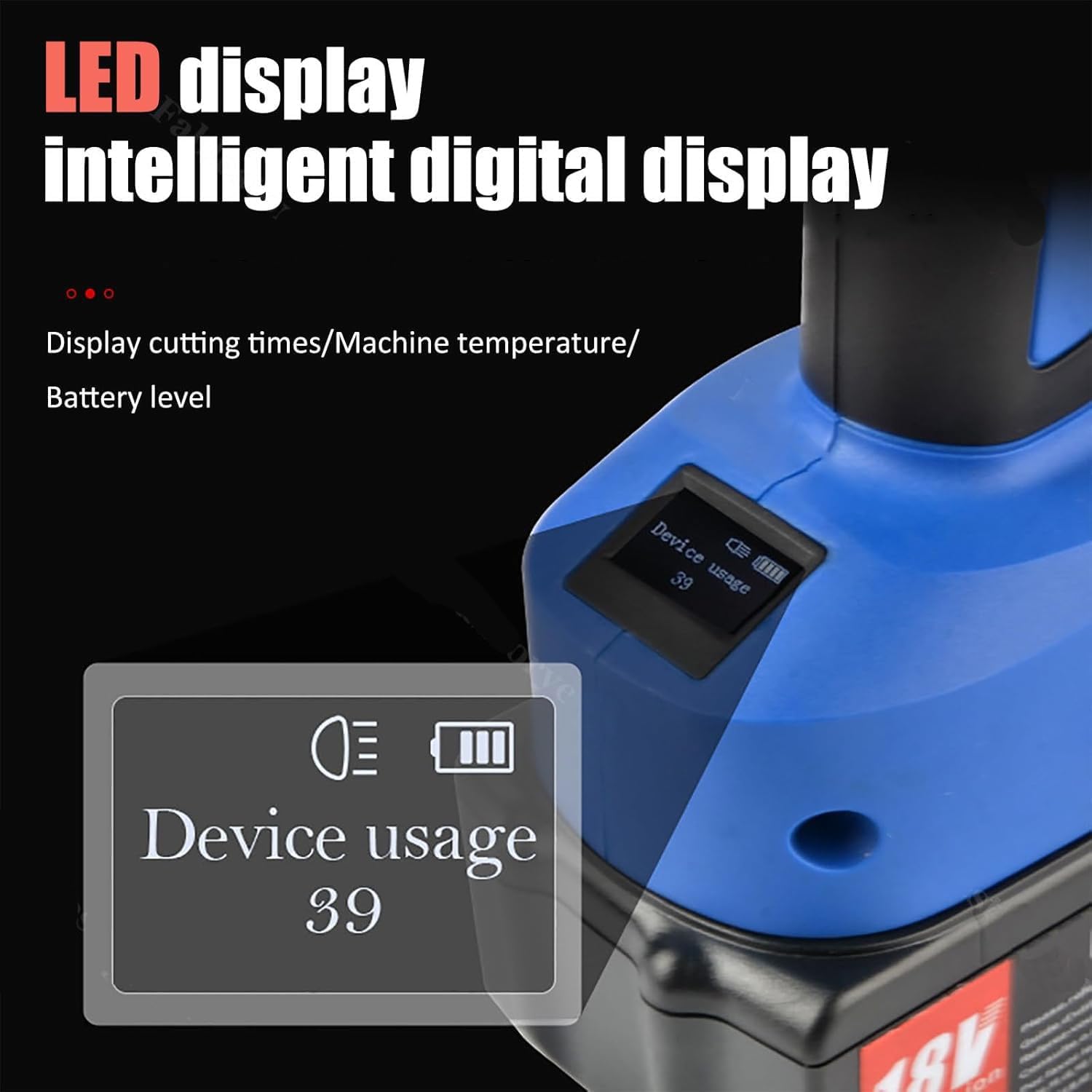 Hydraulic Bolt Cutters 3 Different Models,Maximum Cutting φ120mm,with OLED Intelligent Digital Display,Can Display Battery Level and Working Times,80C
