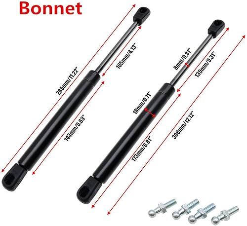 Miniatura 3 de Auto Accessories BonnetTailgatRear Window Lift Support Rod Arm Gas Springs Shocks Struts Bar Fit Jeeps Grand Cherokee WJ WG 1999-2004