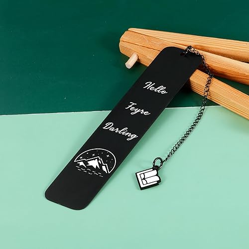 Miniatura 2 de Marcapáginas divertido para hombres y mujeres, Hello Feyre Darling marcapáginas para amantes de la lectura, cumpleaños, Navidad, relleno de