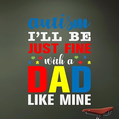 Miniatura 6 de Adhesivo decorativo para pared de autismo, explicar la forma de la naturaleza, para concientización sobre el autismo, soporte autista, rompecabezas,