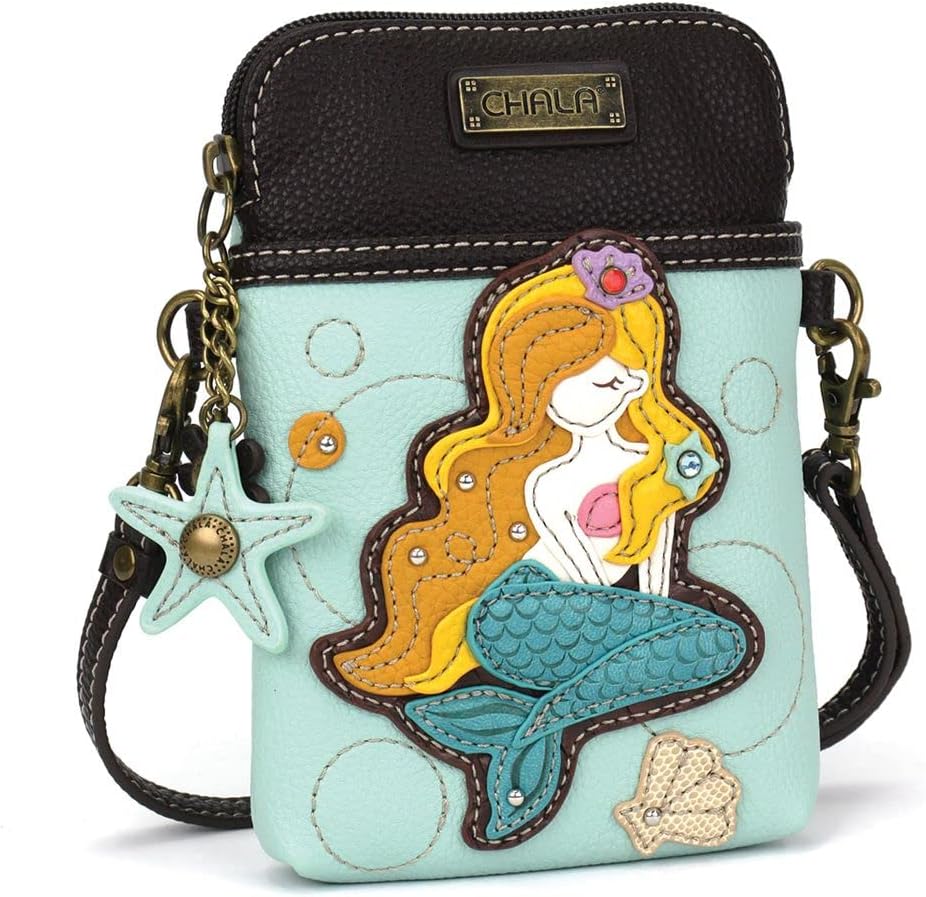 Chala Handbags Mermaid A Cellphone Crossbody Handbag