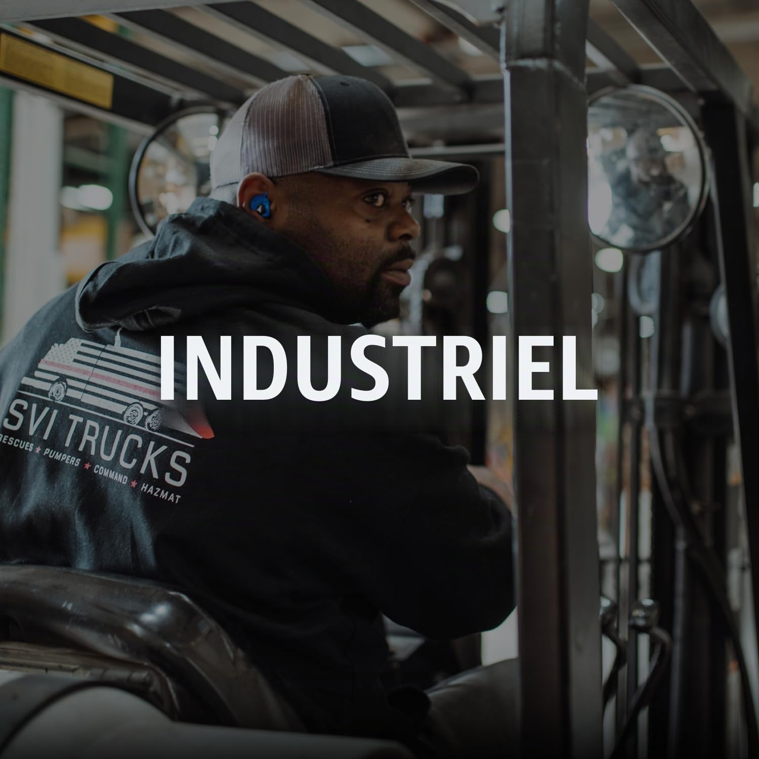 Decibullz Bouchons d'oreille Pro 31 dB NRR réutilisables avec outil de moulage, étui de transport et cordon. Protection auditive pour le tir, les chantiers, les voyages, les sports automobiles et une
