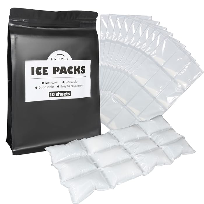 Buy Friomex Dry Ice Packs for Shipping Frozen Food, Cooler Ice Packs