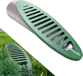 4 Inch Angled Drain Grating for Drainage Systems, Pletpet Yard Drain Emitter for Gutter Downspout Extensions, Lawn Slope Drainage Pipe Emitter for Ditch (1p)