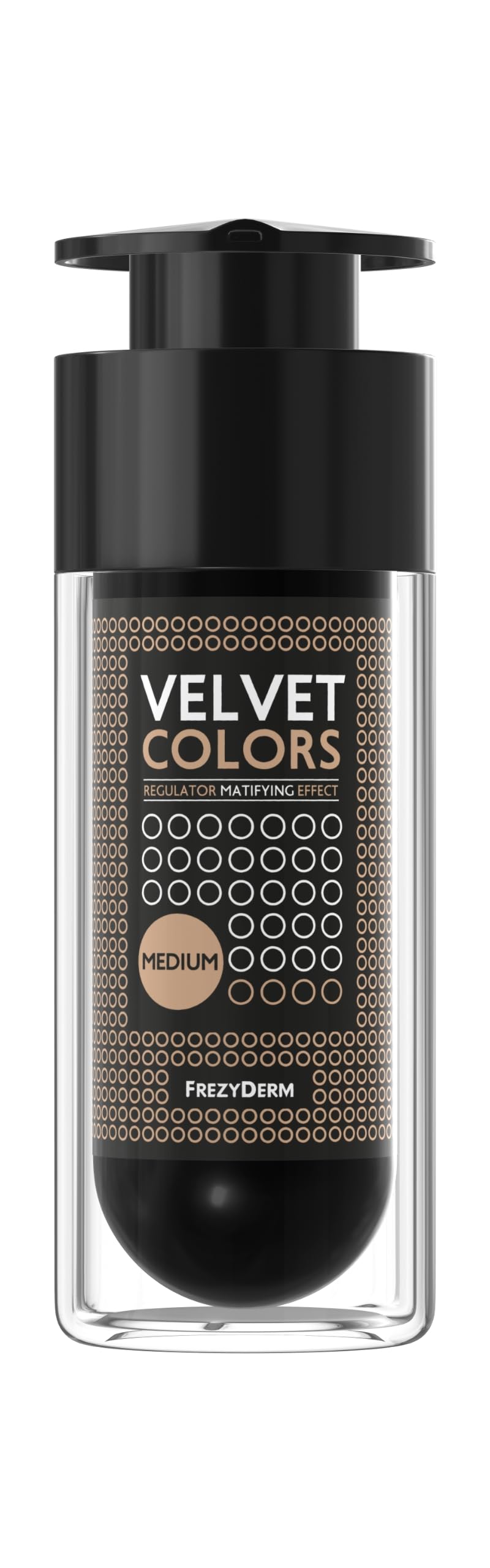 Frezyderm Velvet Colors Maquillaje Mate - Base de Cobertura Media, 30ml I Acabado Mate Natural, Disimula Manchas, Arrugas, Bolsas de Ojos, para Acné, Piel Grasa y Sensible