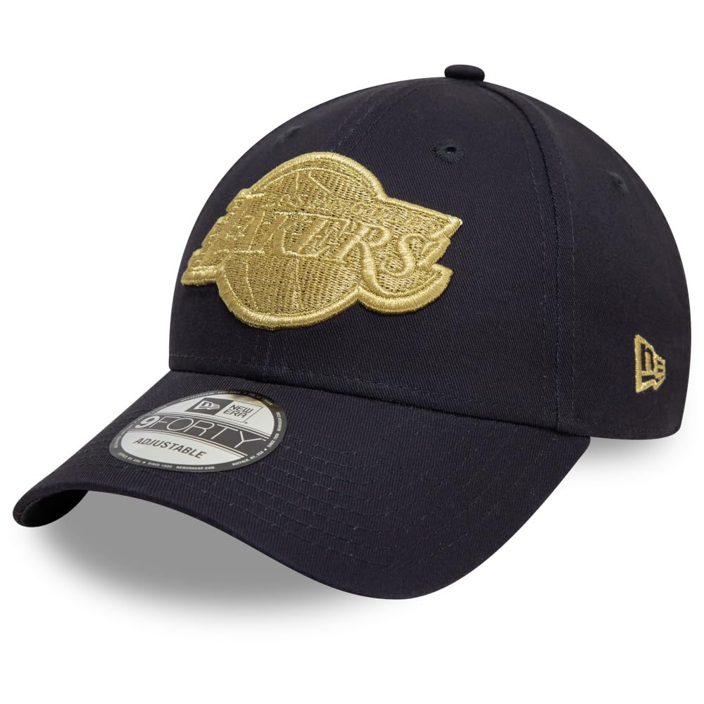 New Era Baseball Cap Metallic 9Forty Los Angeles Lakers Navy Metallic