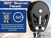 Vista 6 de BLUESHARK Bloques de vela de aluminio de 1.496 in eligen