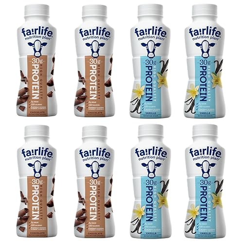 Fairlife Nutrition Plan - Muestra variada batido de proteínas de 106oz por Veher paquete de 8