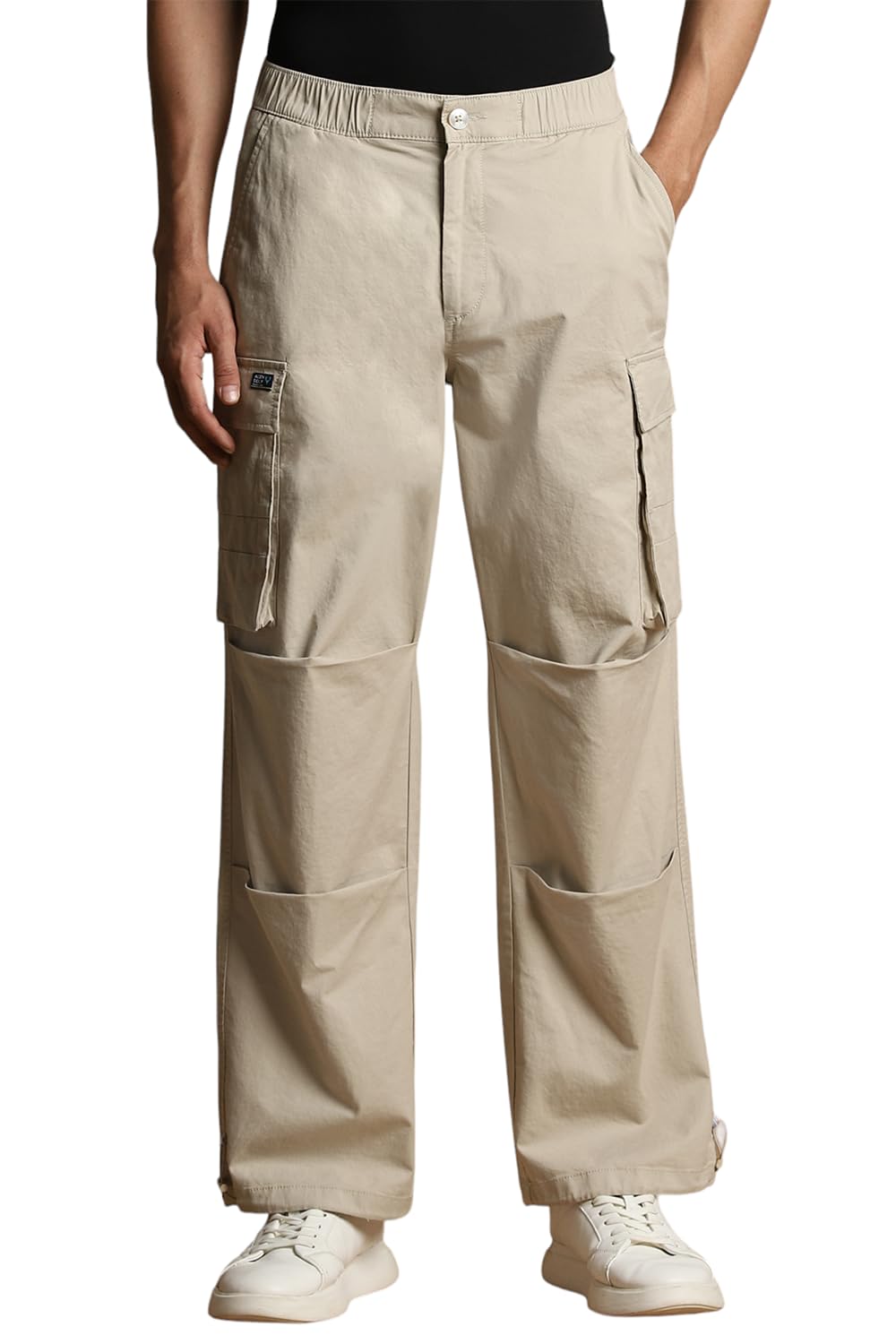 Men Mid Rise Casual Straight Fit Pants-image-49