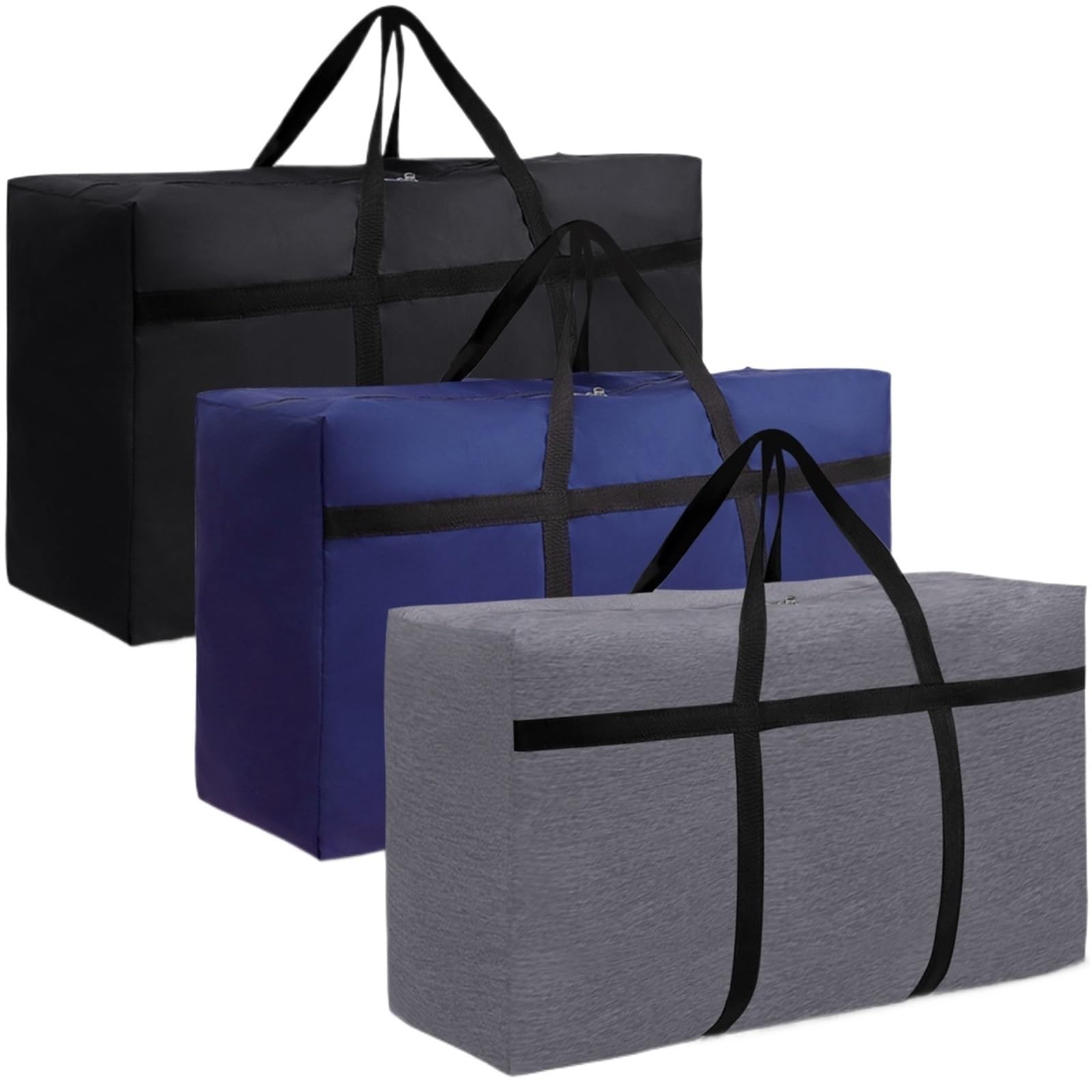 KIFSDLF Large Capacity Waterproof Luggage Bag Reinforced With Oxford Cloth For Moving Packing Storage(Luggage Bag 3PCS)