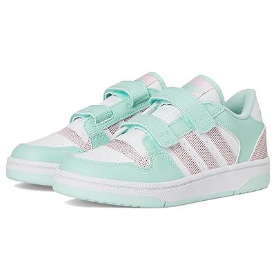 adidas Kids Break Start Hook Loop Shoes Kids Shoes Clear Mint/Clear Pink/White
