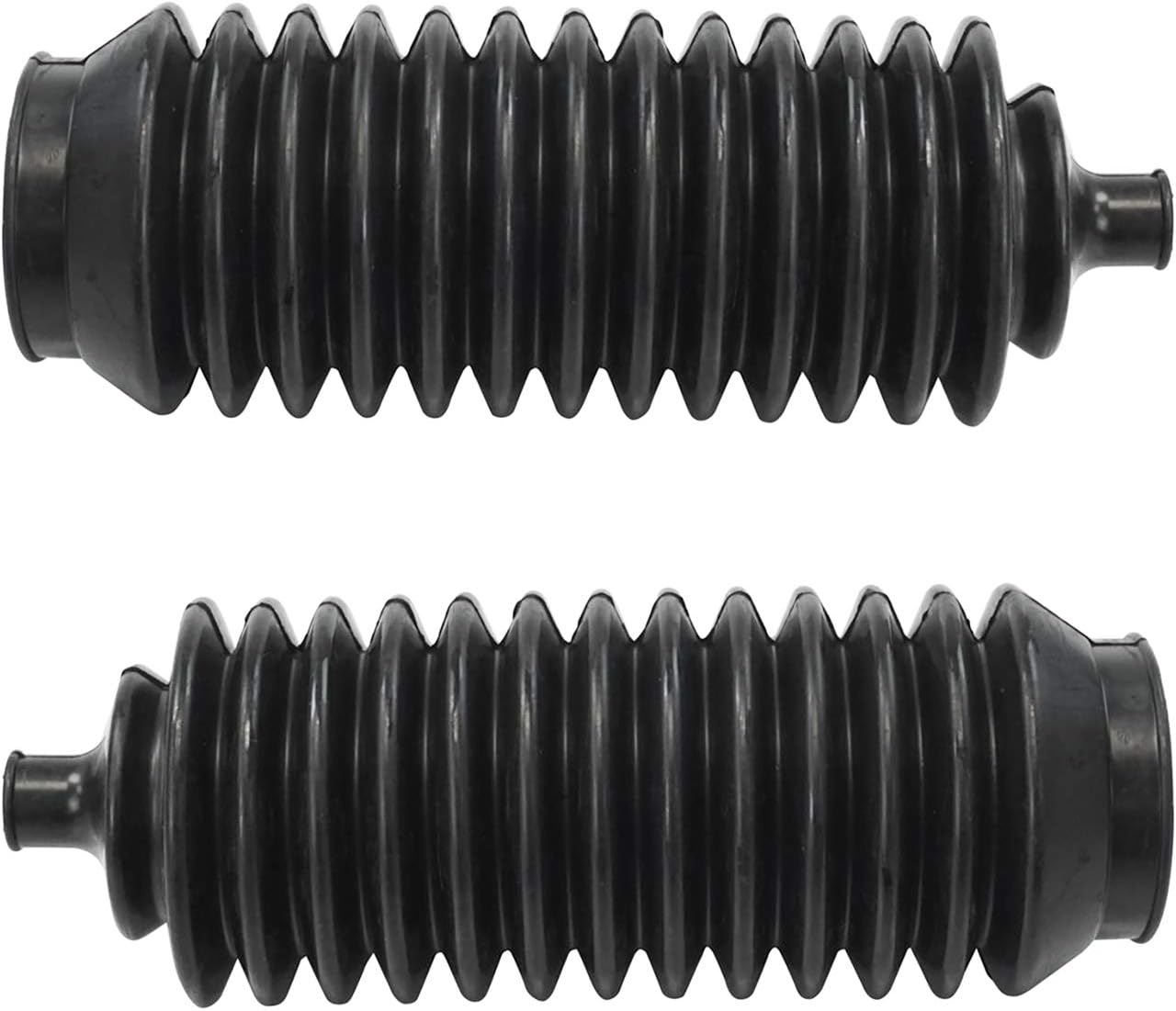 TRQ Rack & Pinion Bellow Tie Rod Boot Pair Compatible with Dodge Ford Toyota Mazda Mercury