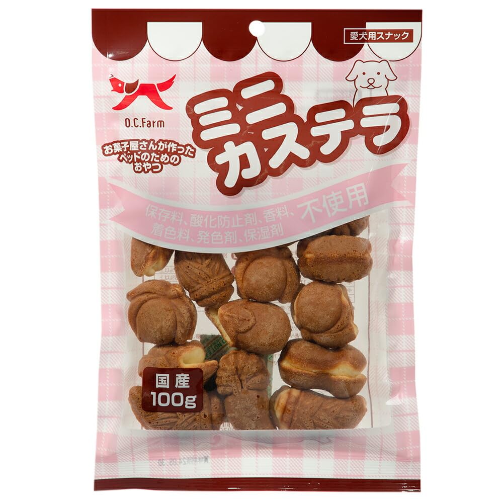 オーシーファーム 犬 おやつ 国産・無添加ミニカステラ 100g 犬用