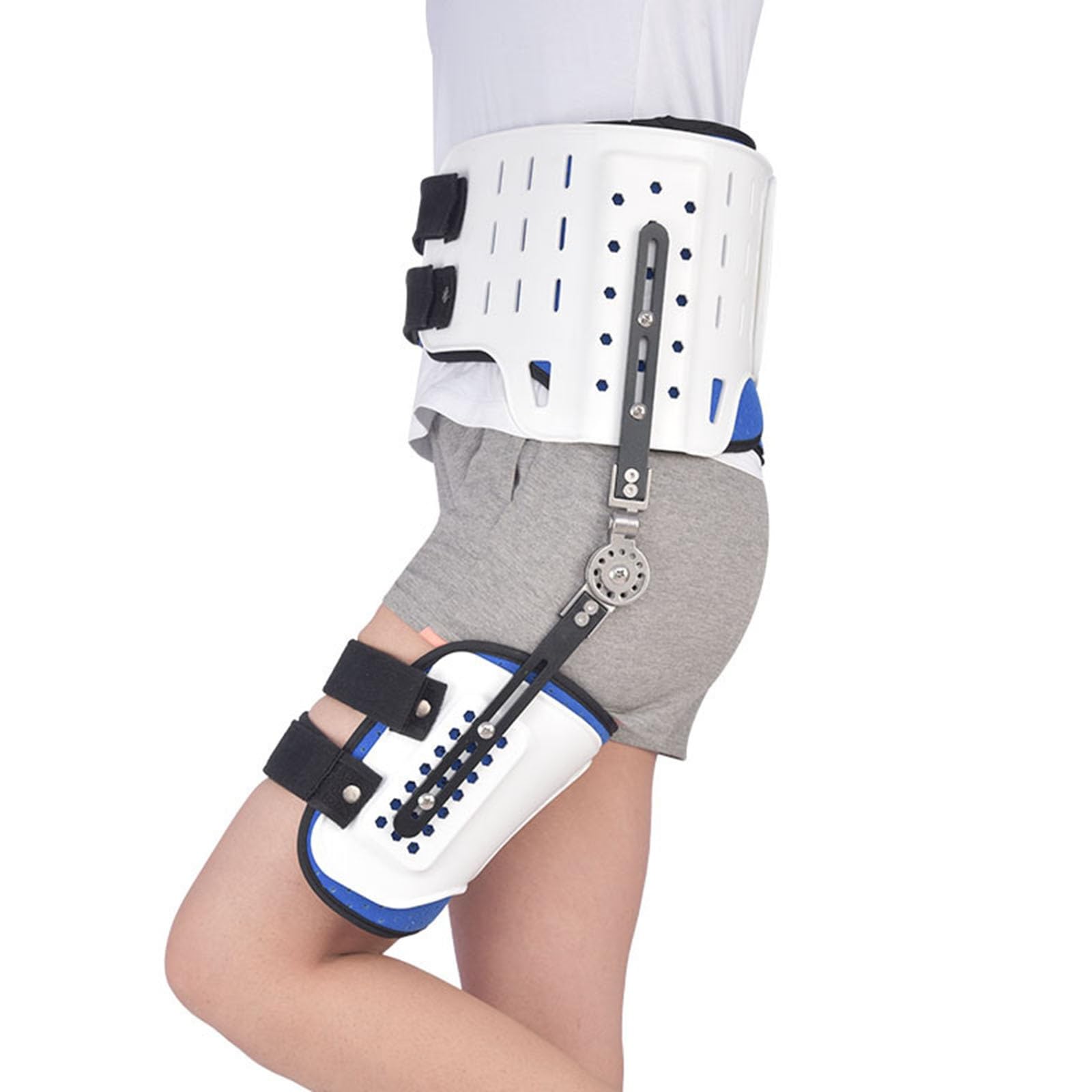 WDSOPK Hip Abduction Brace Dislocation of Hip Abduction Orthosis Adult Hinged Hip Abduction Orthosis Post Op Hip Protector Stabilizer Compression Support,Left,Left (A Left)