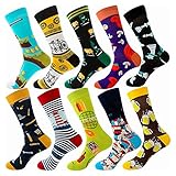 [lodaonou] 10足セット 靴下 カラフルソックス アウトドアソックス カジュアル抗菌防臭 吸汗 綿 くつした クリスマスプレゼント 男女兼用-TA21-011