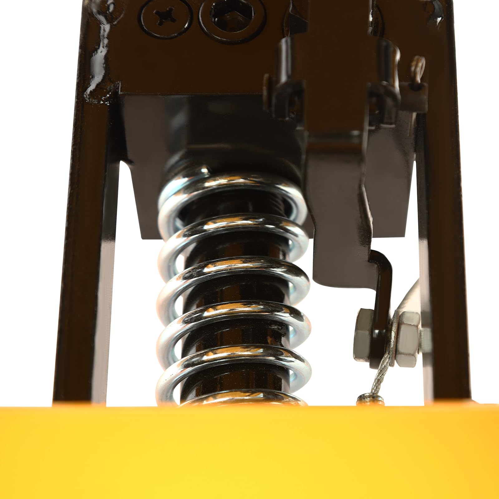 Hydrauliczny wózek podnoszący, wysokość podnoszenia 77,5 cm, nośność 226 kg, pojedynczy stół podnośnikowy nożycowy z 4 kółkami PU, do magazynowania i transportu materiałów fabrycznych