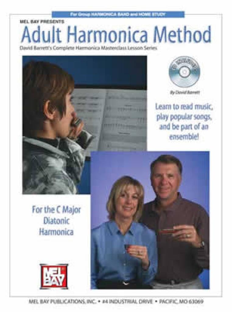 Méthode d'harmonica pour adulte avec CD d'apprentissage