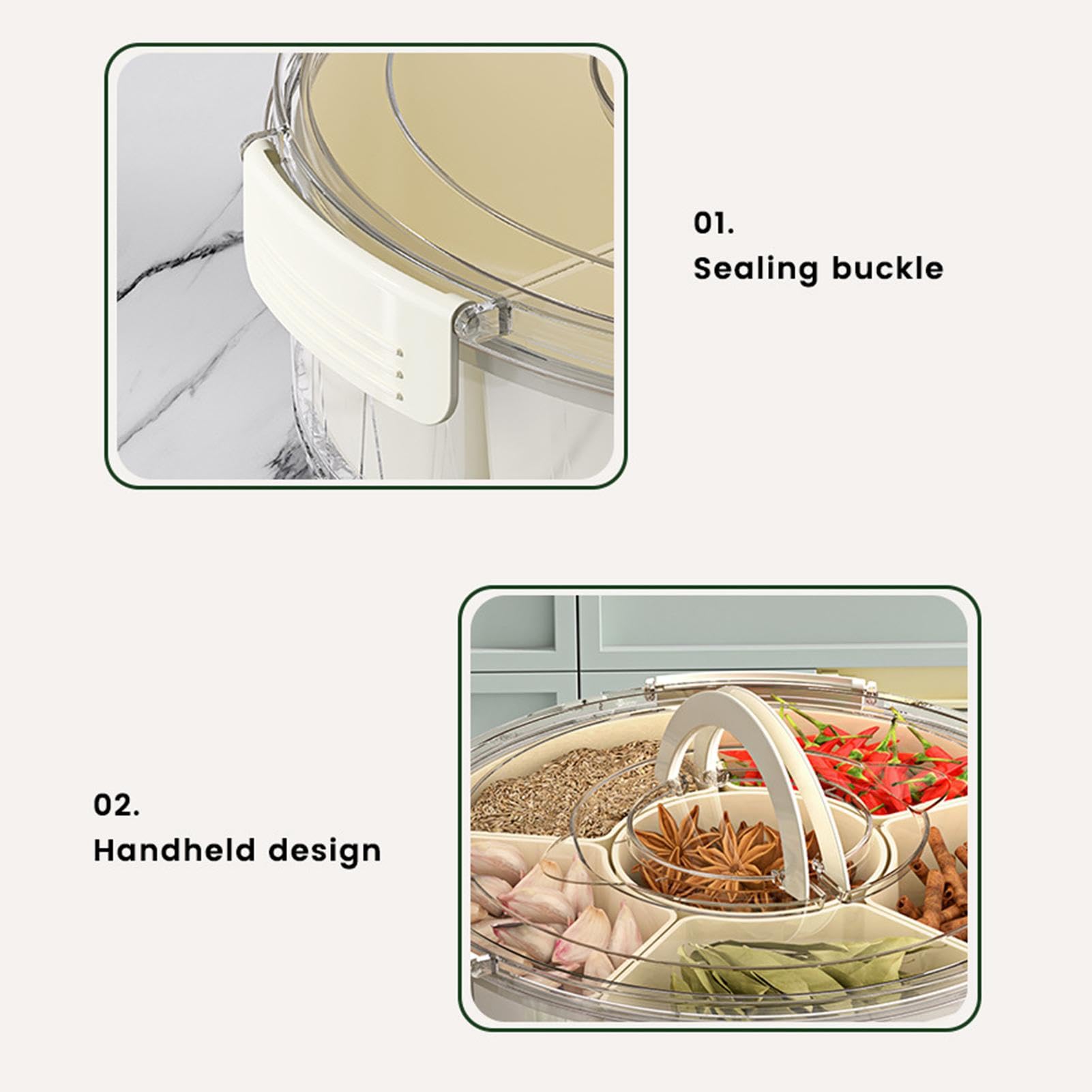 Amazon.co.jp: 分割スナックトレイ - 6 コンパートメントの