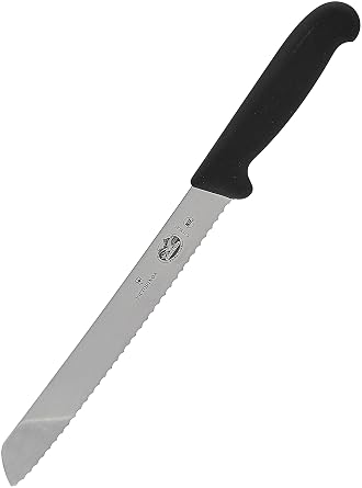 Victorinox Swiss Army 8 Serrated Bread Knife with Fibrox Handle, 47549