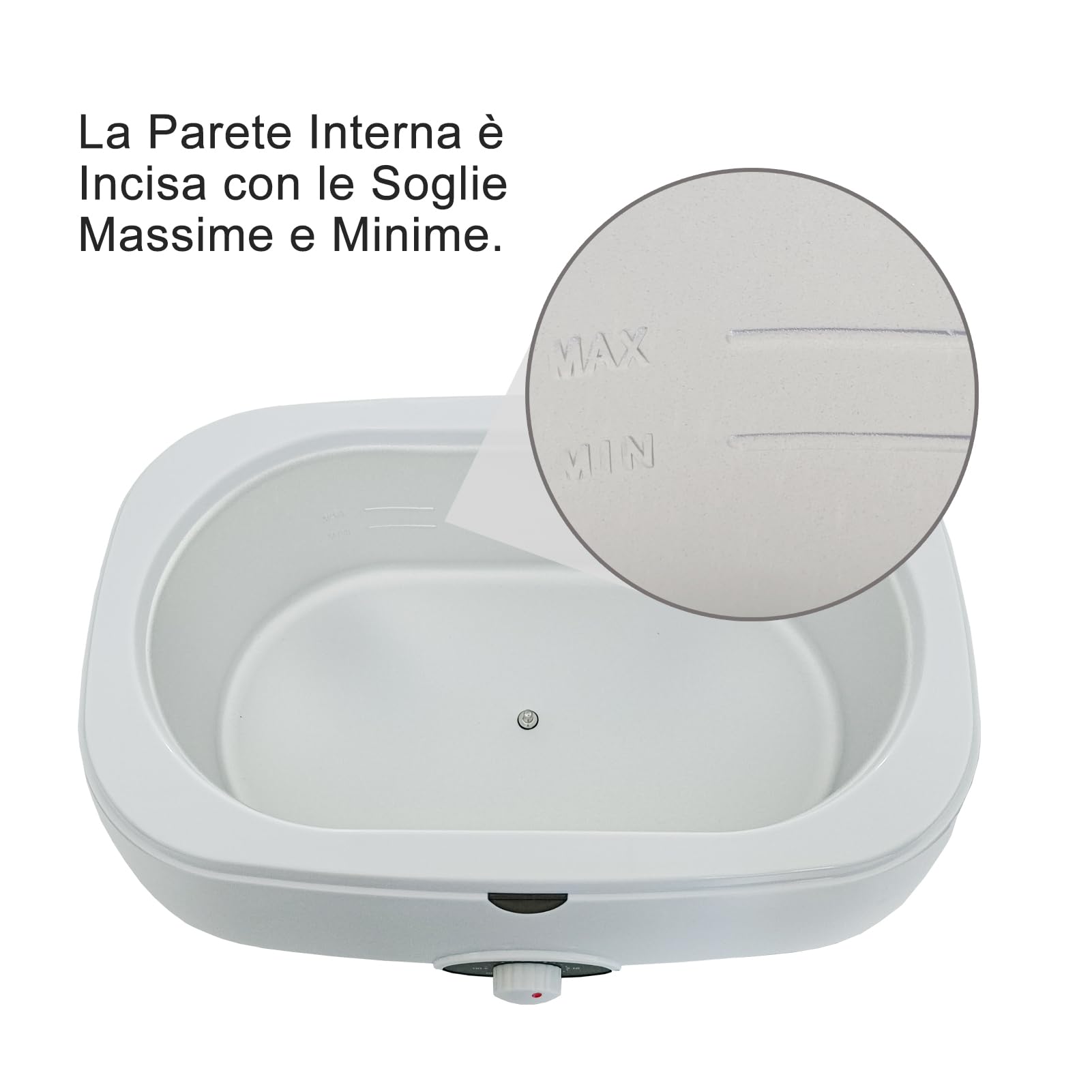 Paraffina per mani e piedi, 5000 ml bagni di paraffina mani e piedi, kit paraffina mani secca e ruvida, con cera di paraffina da 1800 g e accessori, ottimo regalo per spa (Nero)