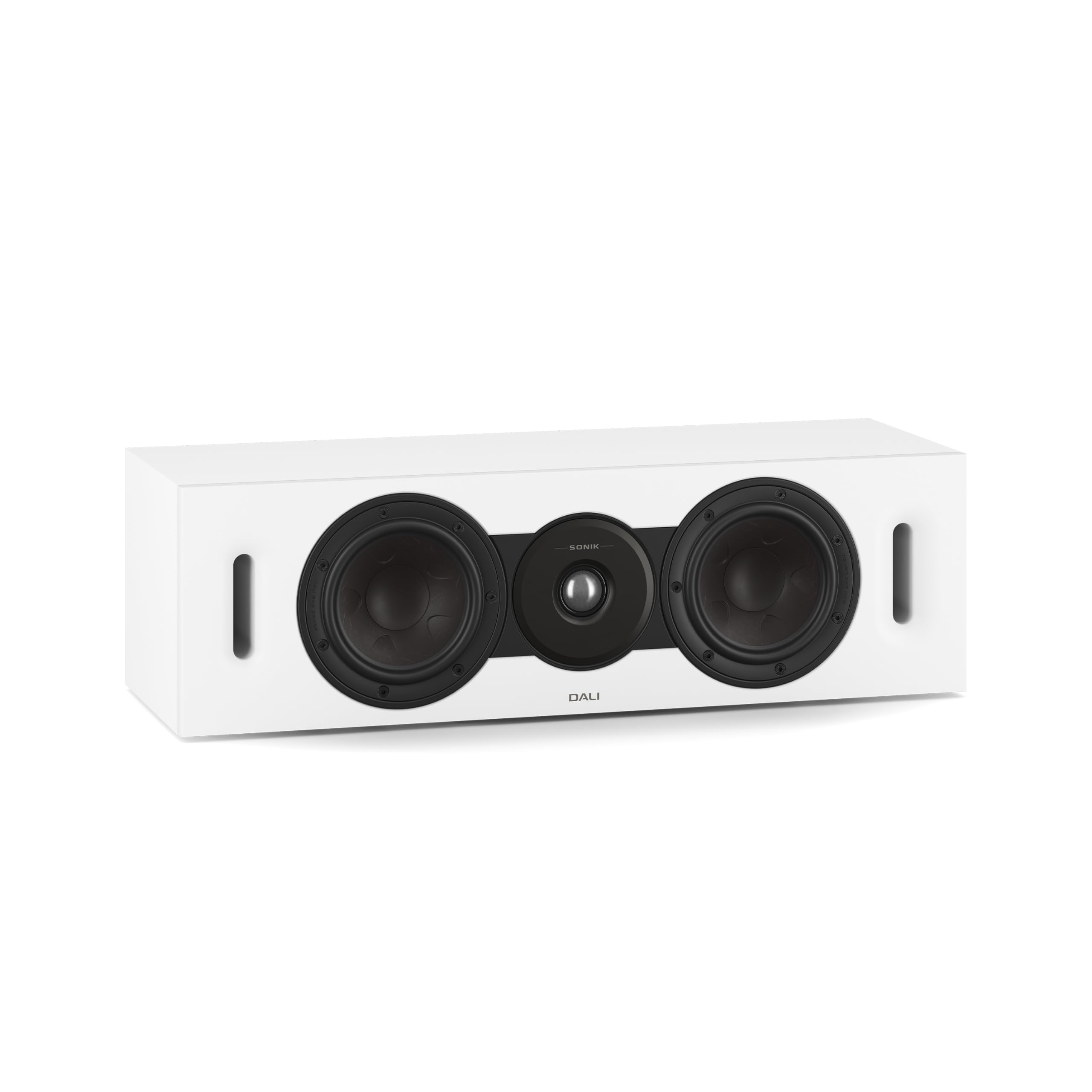 DALI SONIK Cinema – LCR Heimkino-Lautsprecher mit 29-mm Gewebekalotte & Zwei 5¼″ Clarity Cone™ SMC™ Tiefmitteltönern – Horizontal oder vertikal platzierbar - Weiß