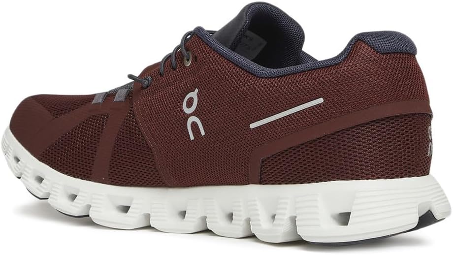 On Men's Cloud 5 Sneakers, Ox | Shadow, Red, 12 Medium US
