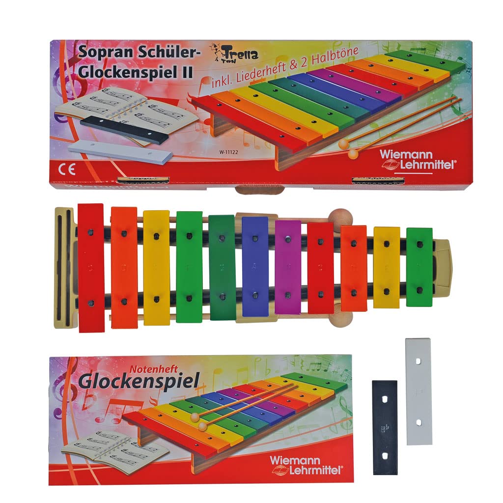Sopran Kinder-Glockenspiel II mit Liederheft | Wiemann Lehrmittel
