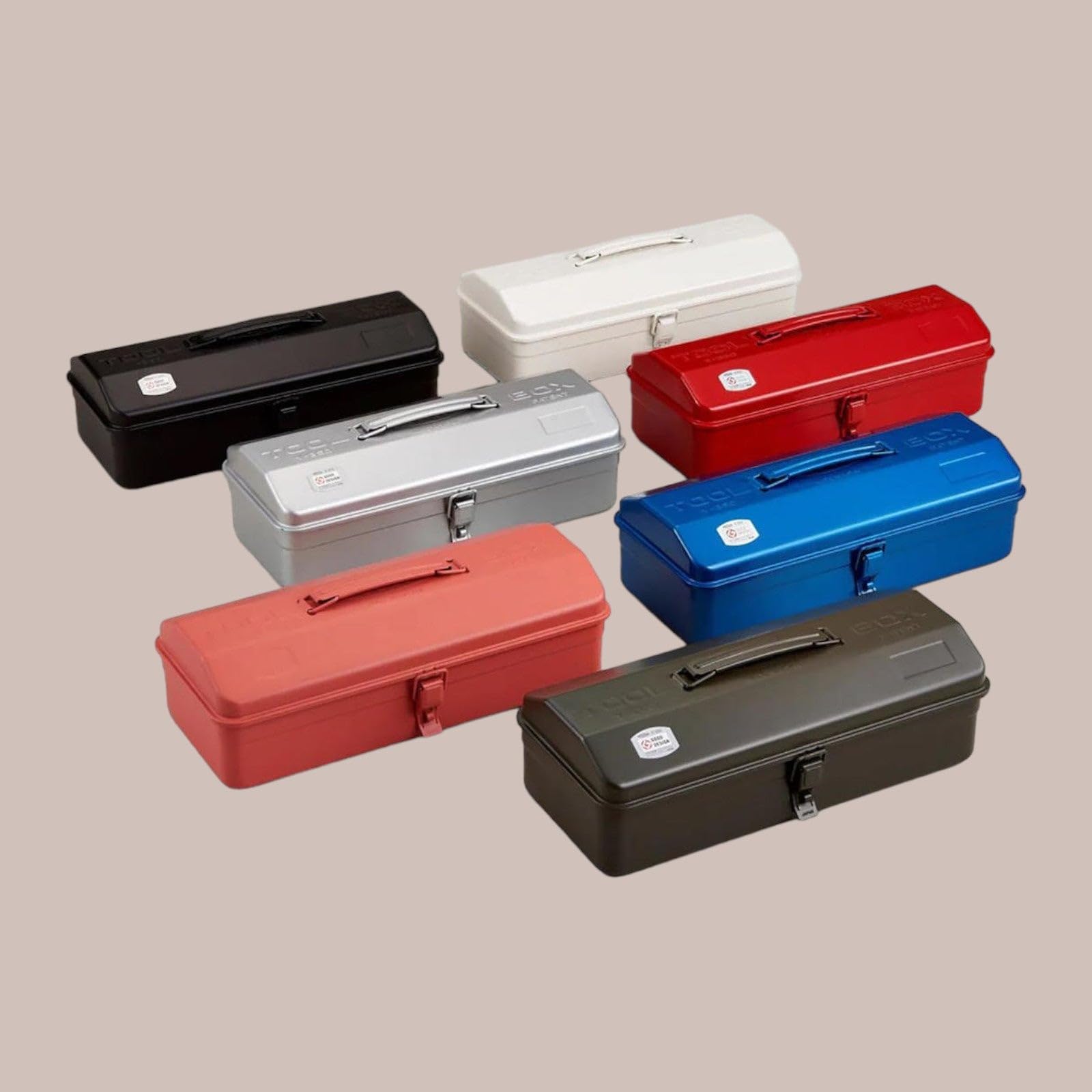 Toyo Y-350W - Caja de herramientas de ángulo de color, sellos en forma de Y, color blanco