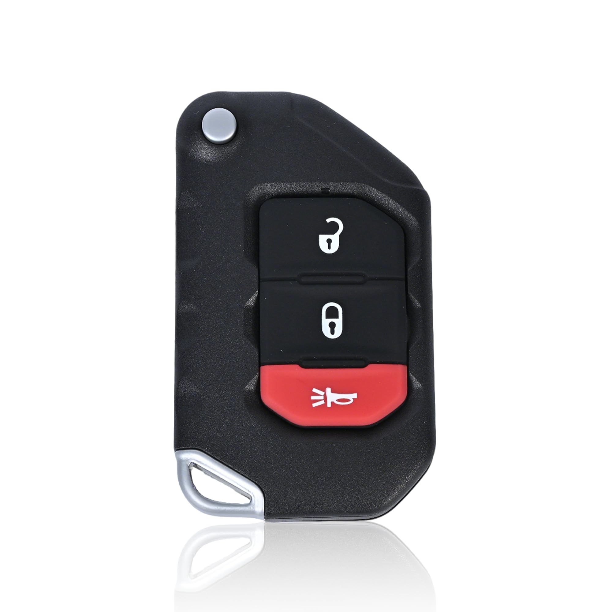 Telecomando di ingresso senza chiave compatibile con Jeep Wrangler 2018-2024 2020-2024 Jeep Gladiator 3-btn Sostituzione per OHT1130261 1PC